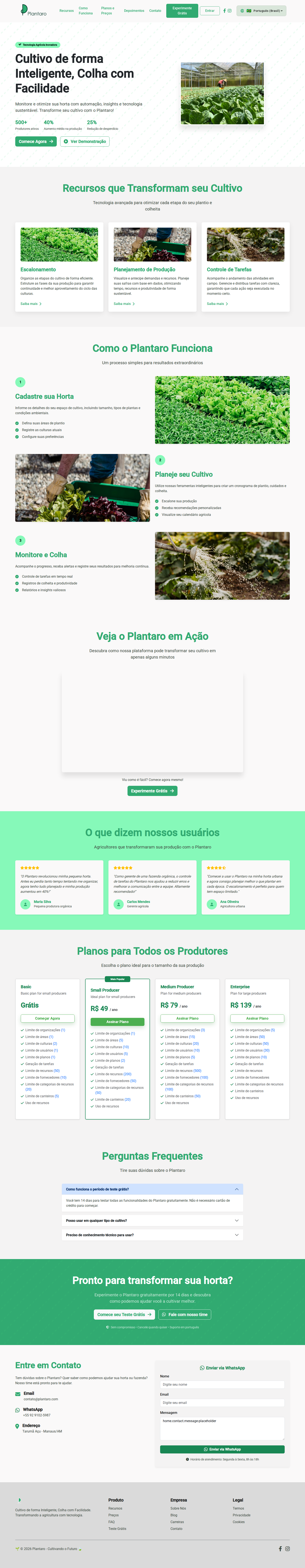 Home publica do Plantaro