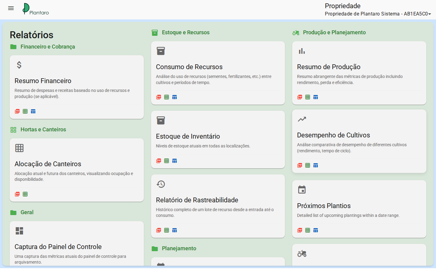 Bibliotheque de rapports